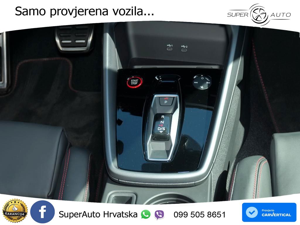 Audi RS3 Sedan 2.5 TFSI (400 KS) quattro S tronic LED+GR SJED+ACC