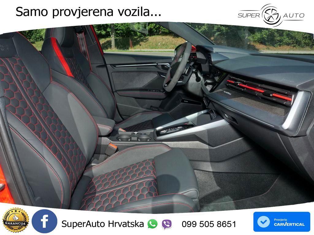 Audi RS3 Sedan 2.5 TFSI (400 KS) quattro S tronic LED+GR SJED+ACC