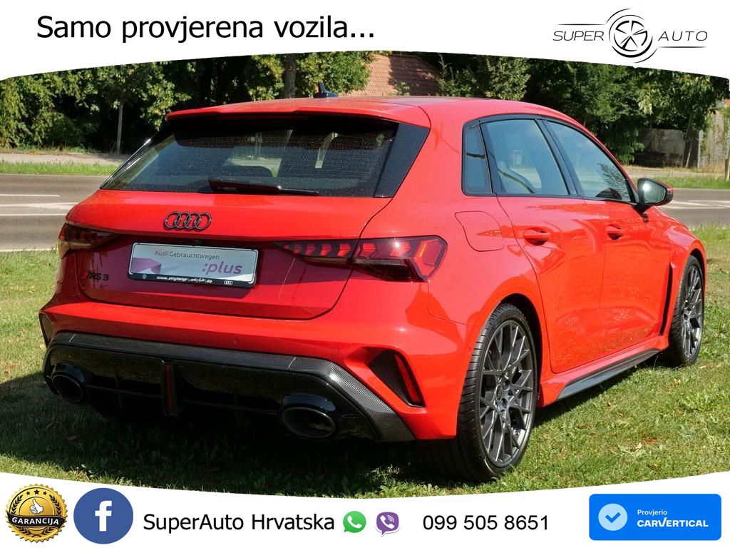 Audi RS3 Sedan 2.5 TFSI (400 KS) quattro S tronic LED+GR SJED+ACC