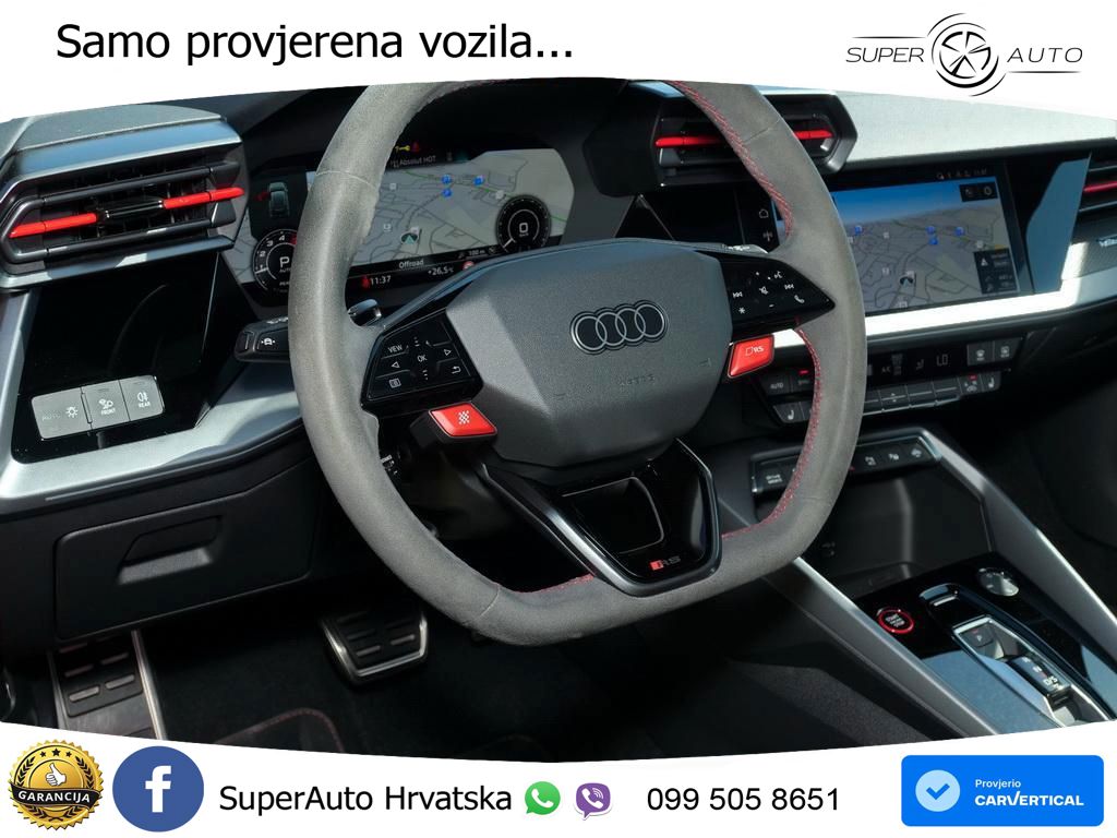 Audi RS3 Sedan 2.5 TFSI (400 KS) quattro S tronic LED+GR SJED+ACC