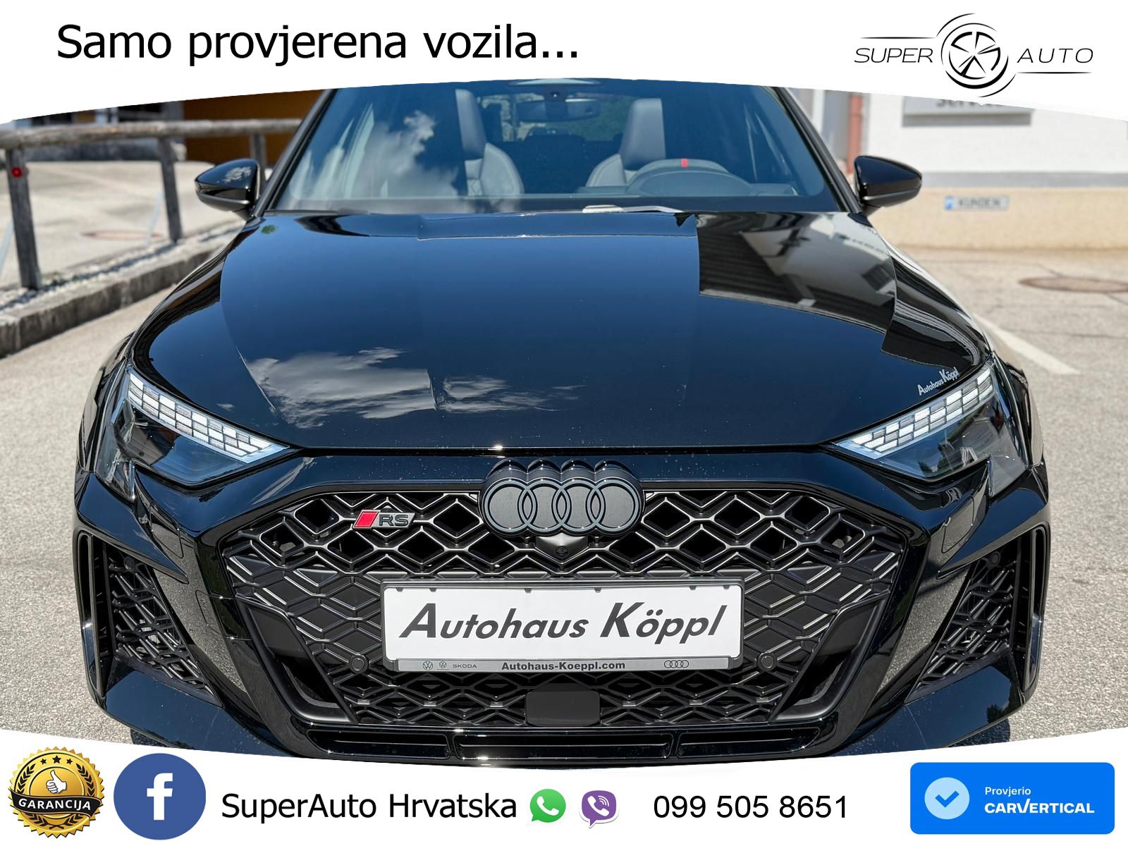 Audi RS3 Sportback 2.5 TFSI (400 KS) quattro S tronic LED+GR SJED+ACC