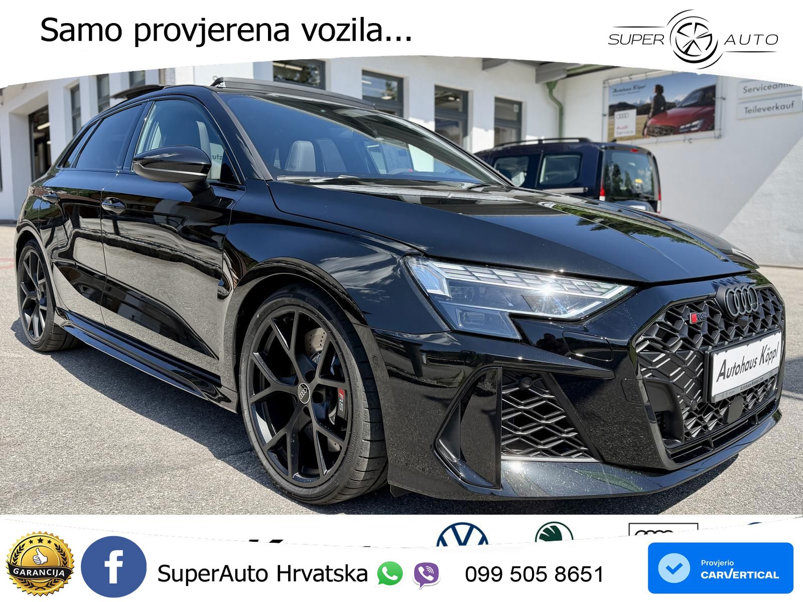 Audi RS3 Sportback 2.5 TFSI (400 KS) quattro S tronic LED+GR SJED+ACC
