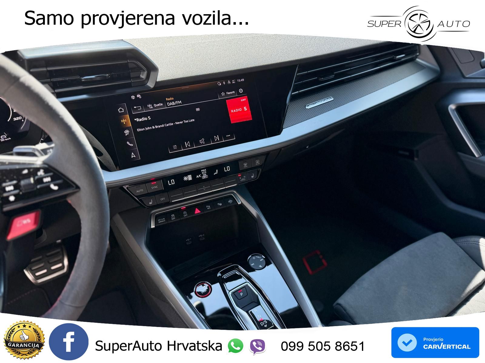 Audi RS3 Sportback 2.5 TFSI (400 KS) quattro S tronic LED+GR SJED+ACC