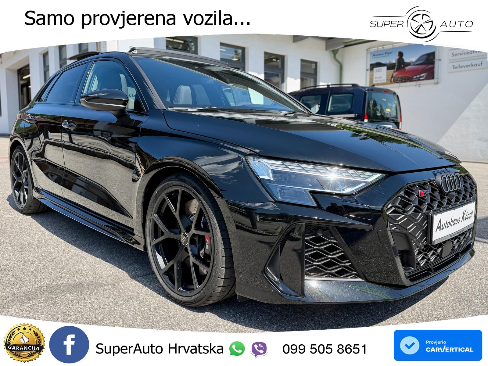 Audi RS3 Sportback 2.5 TFSI (400 KS) quattro S tronic LED+GR SJED+ACC