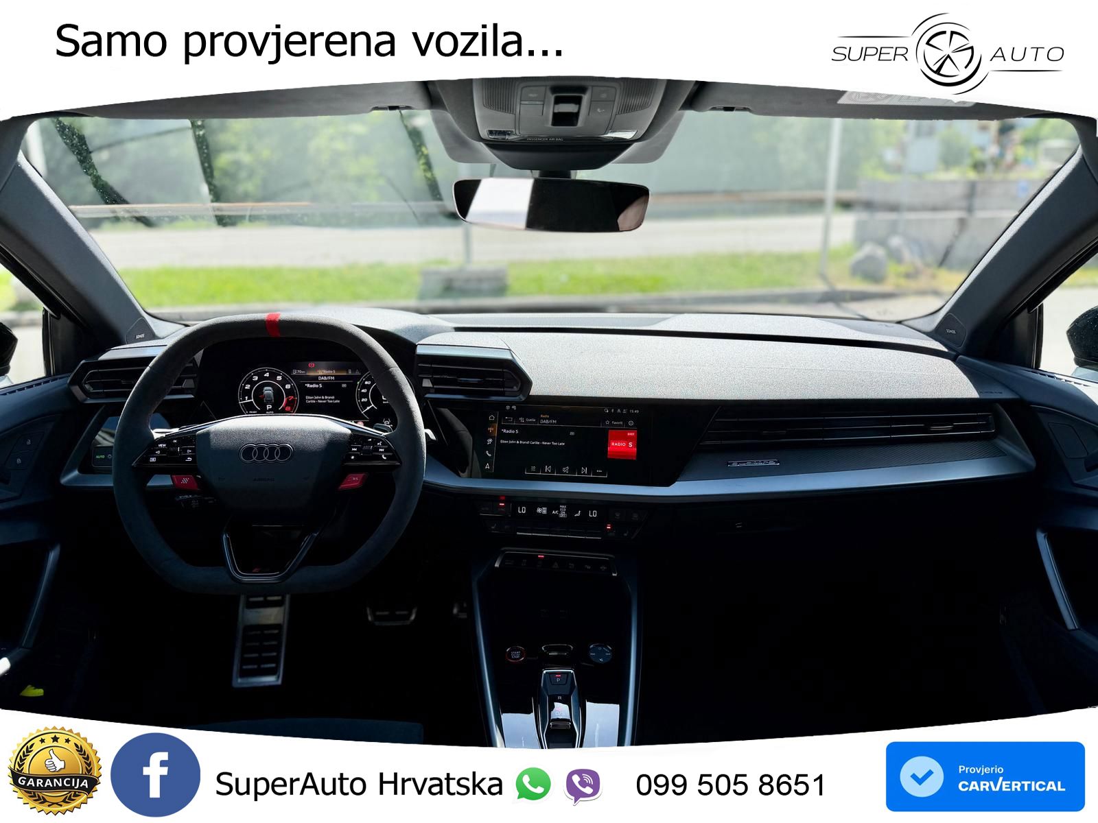 Audi RS3 Sportback 2.5 TFSI (400 KS) quattro S tronic LED+GR SJED+ACC