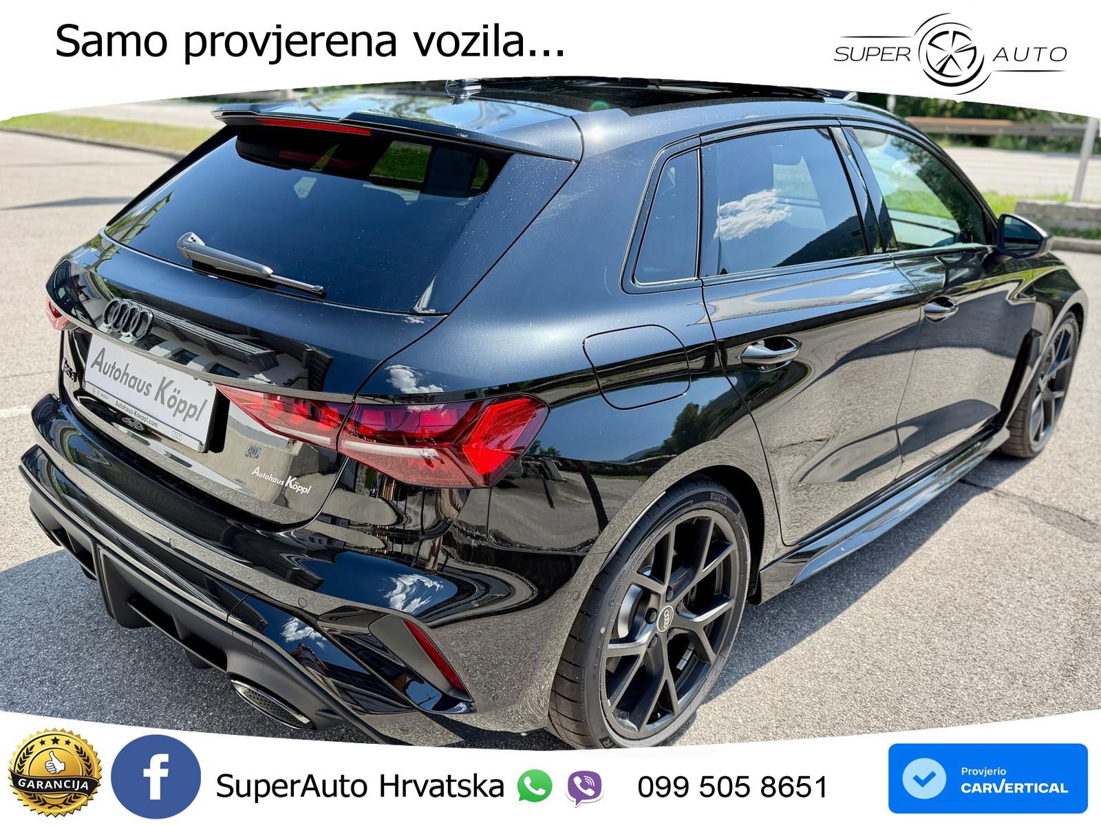Audi RS3 Sportback 2.5 TFSI (400 KS) quattro S tronic LED+GR SJED+ACC