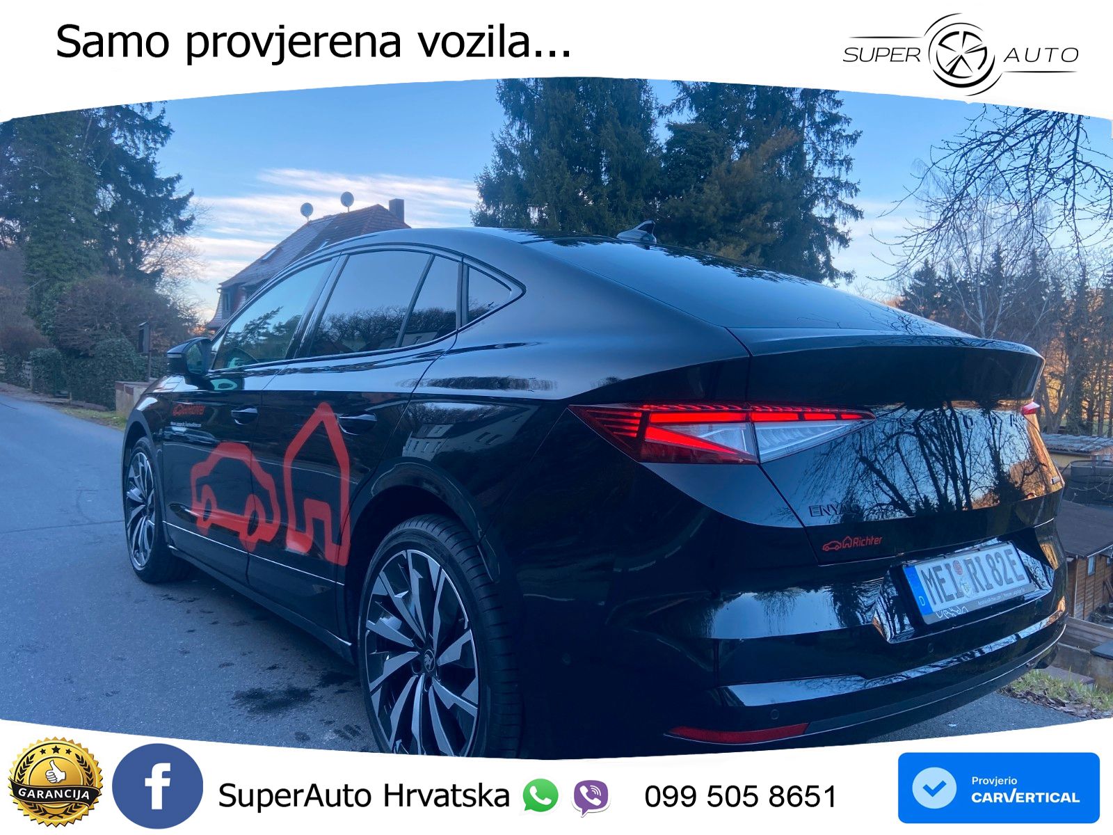 Škoda Enyaq Coupe iV 85 82 kWh (286 KS) SportLine LED+GR SJED+ACC