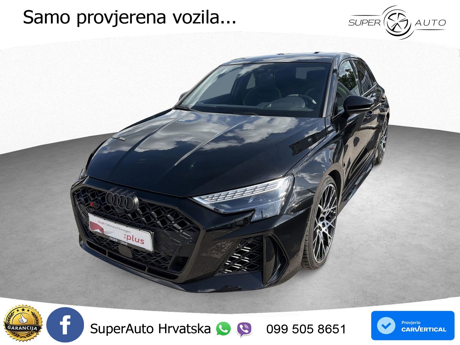 Audi RS3 Sedan 2.5 TFSI (400 KS) quattro S tronic LED+GR SJED+ACC