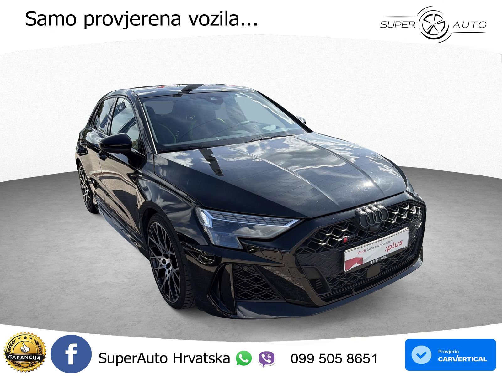 Audi RS3 Sedan 2.5 TFSI (400 KS) quattro S tronic LED+GR SJED+ACC