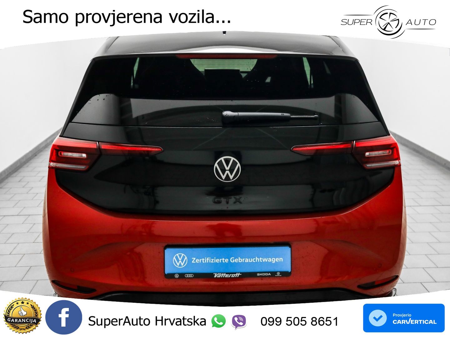 Volkswagen ID.3 GTX Performance 84 kWh (326 KS) LED+GR SJED+ACC