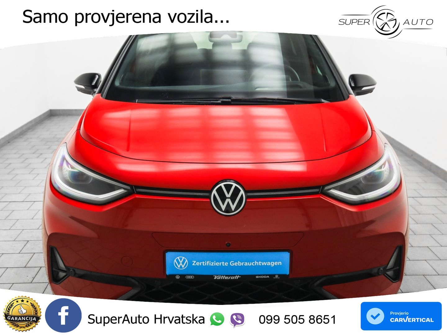 Volkswagen ID.3 GTX Performance 84 kWh (326 KS) LED+GR SJED+ACC