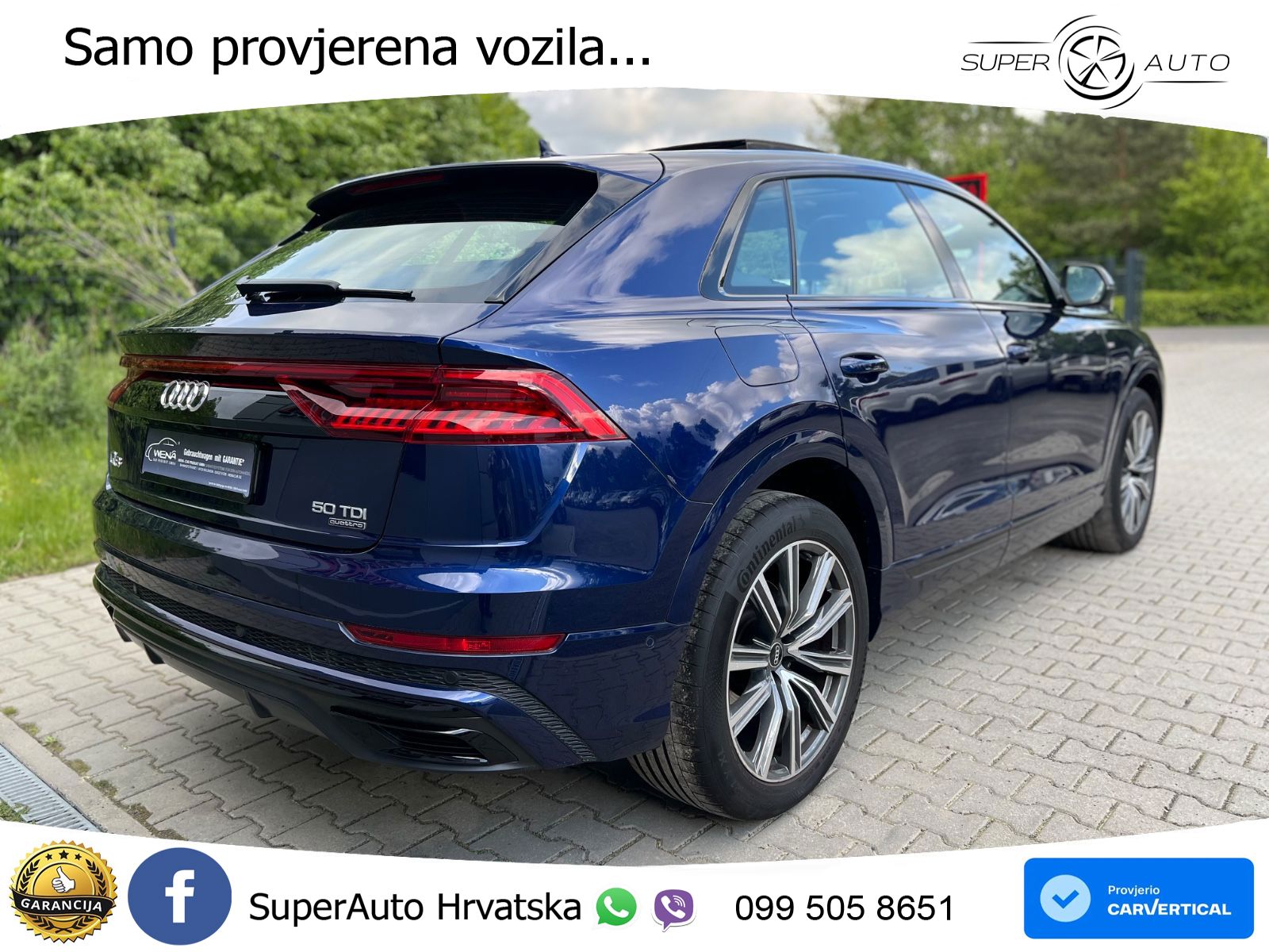 Audi Q8 50 TDI V6 (286 KS) quattro Tiptronic