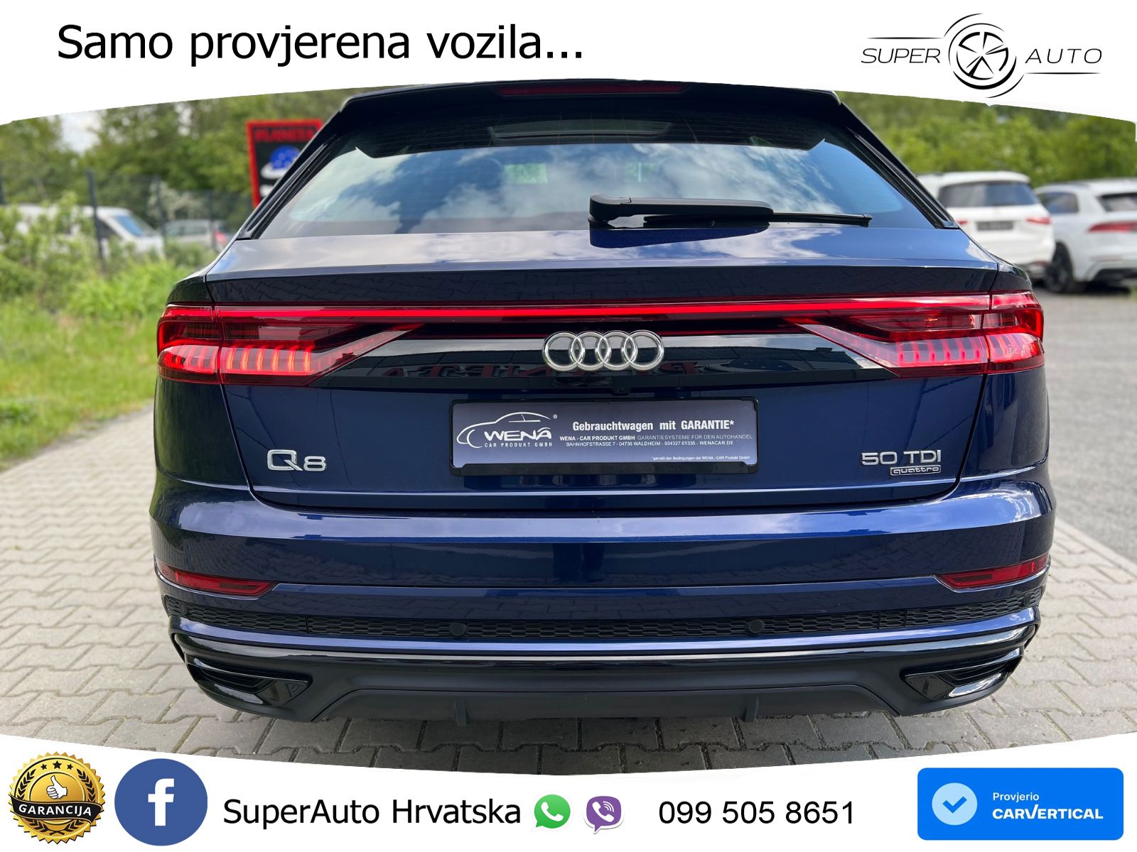Audi Q8 50 TDI V6 (286 KS) quattro Tiptronic