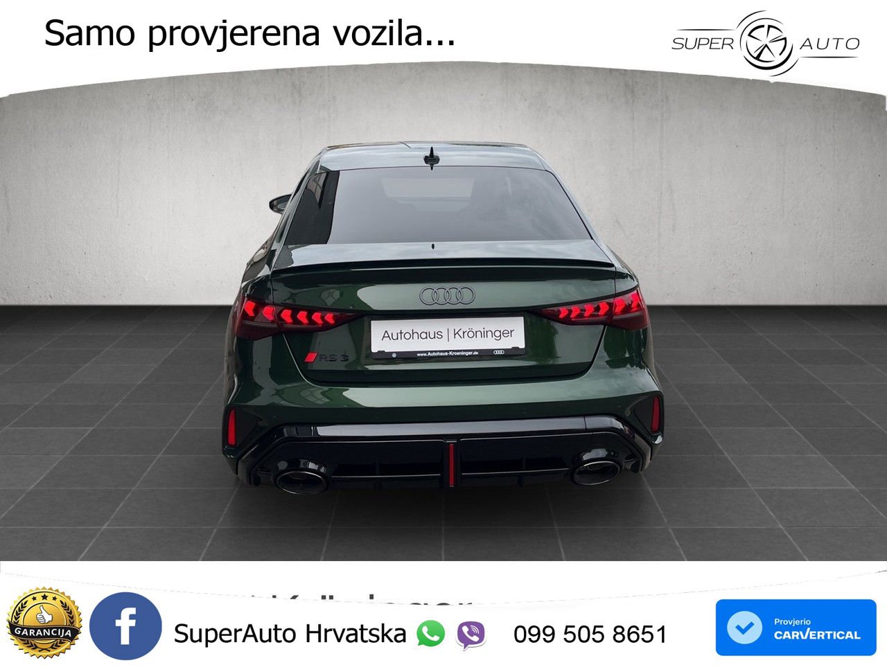 Audi RS3 Sedan 2.5 TFSI (400 KS) quattro S tronic