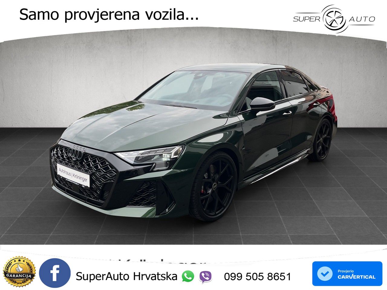 Audi RS3 Sedan 2.5 TFSI (400 KS) quattro S tronic