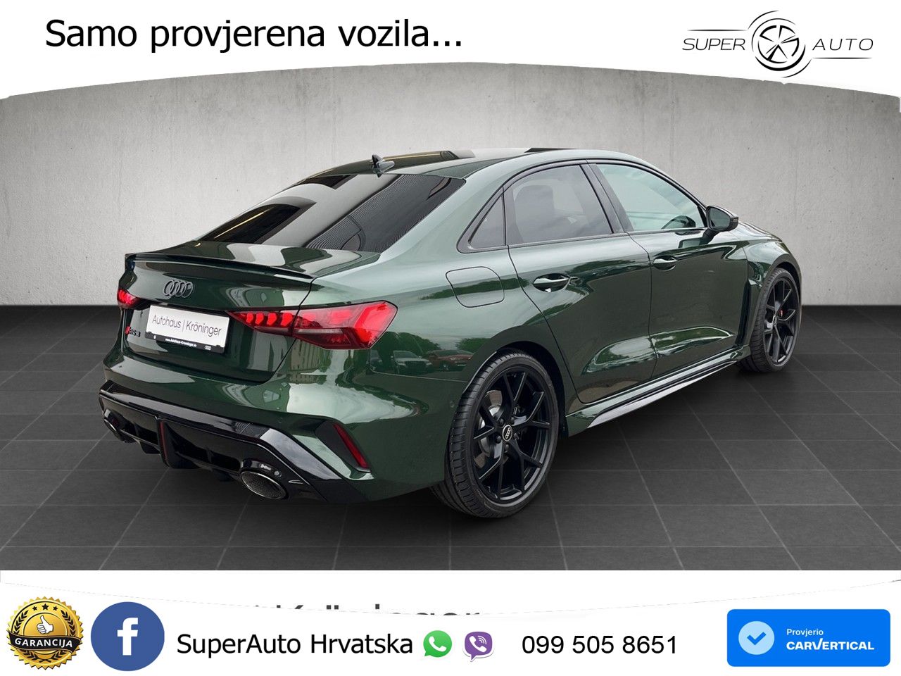 Audi RS3 Sedan 2.5 TFSI (400 KS) quattro S tronic