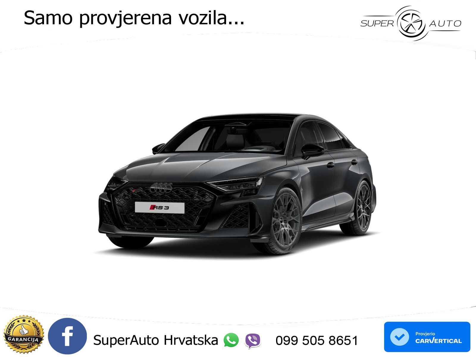 Audi RS3 Sedan 2.5 TFSI (400 KS) quattro S tronic LED+ACC