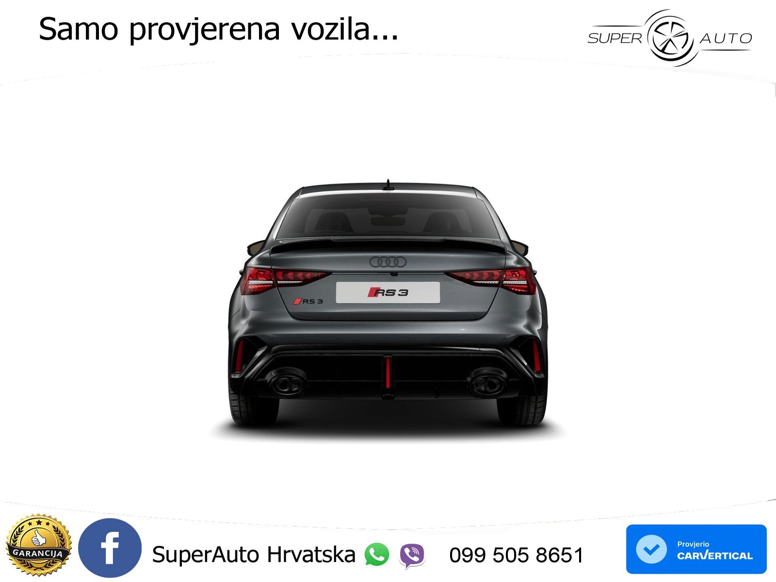 Audi RS3 Sedan 2.5 TFSI (400 KS) quattro S tronic LED+ACC