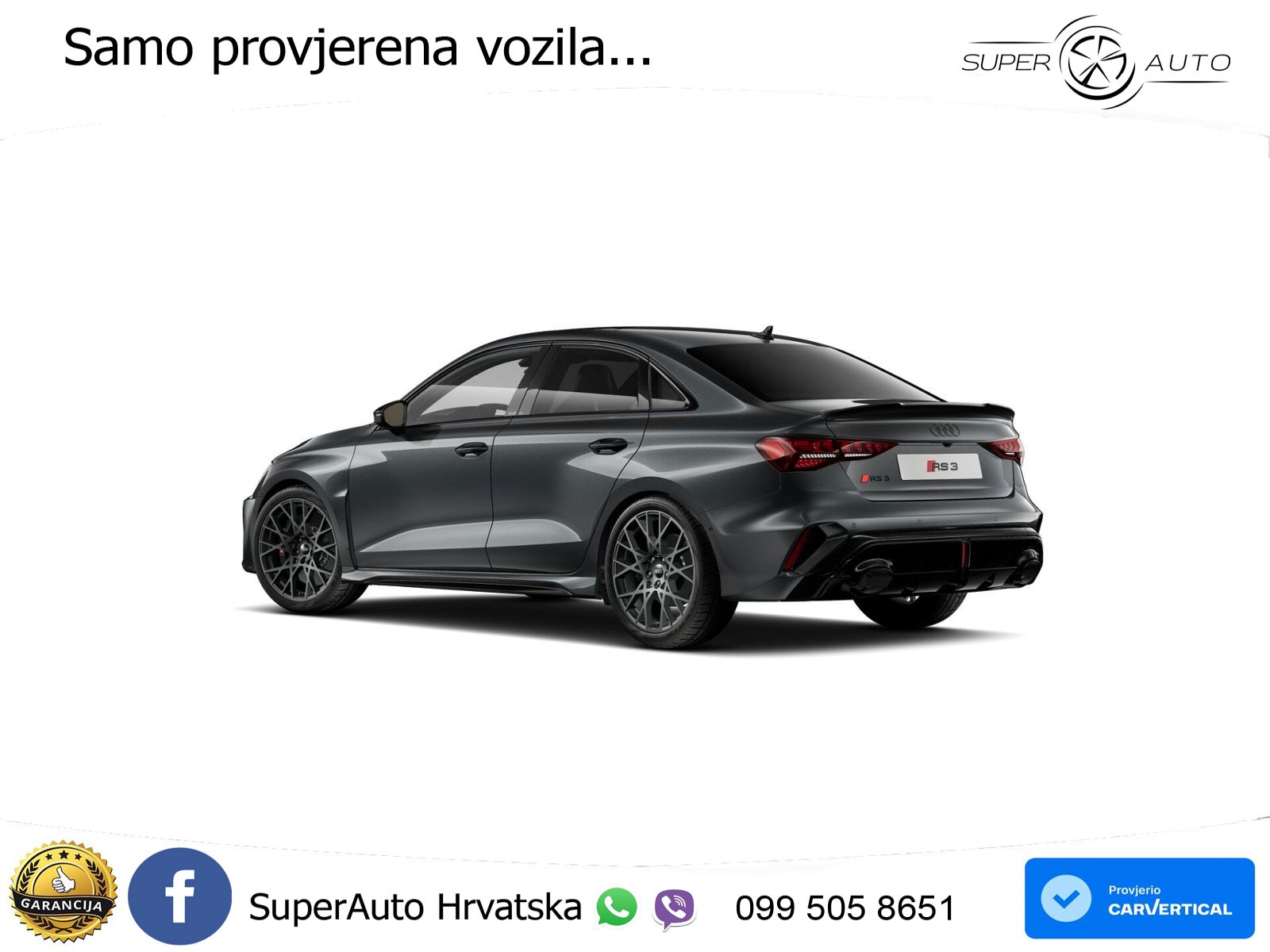 Audi RS3 Sedan 2.5 TFSI (400 KS) quattro S tronic LED+ACC