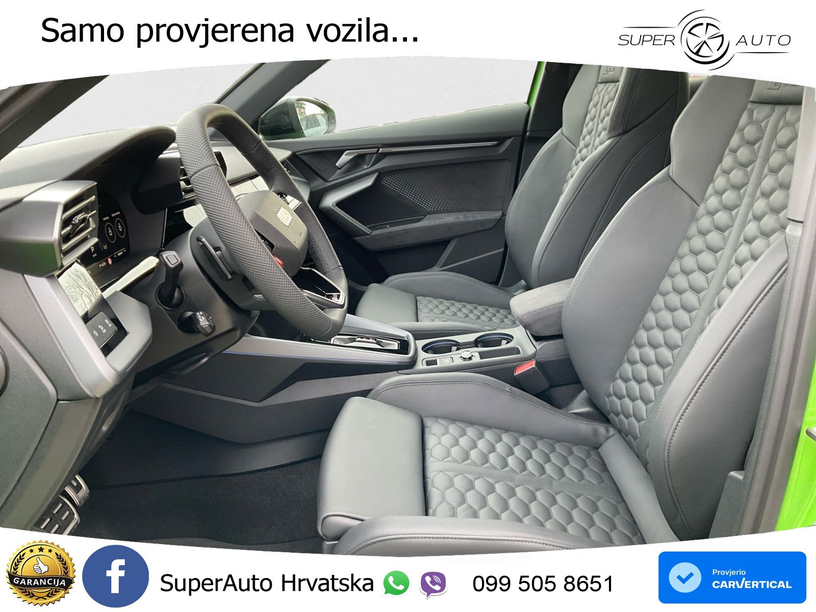 Audi RS3 Sedan 2.5 TFSI (400 KS) quattro S tronic LED+GR SJED+ACC