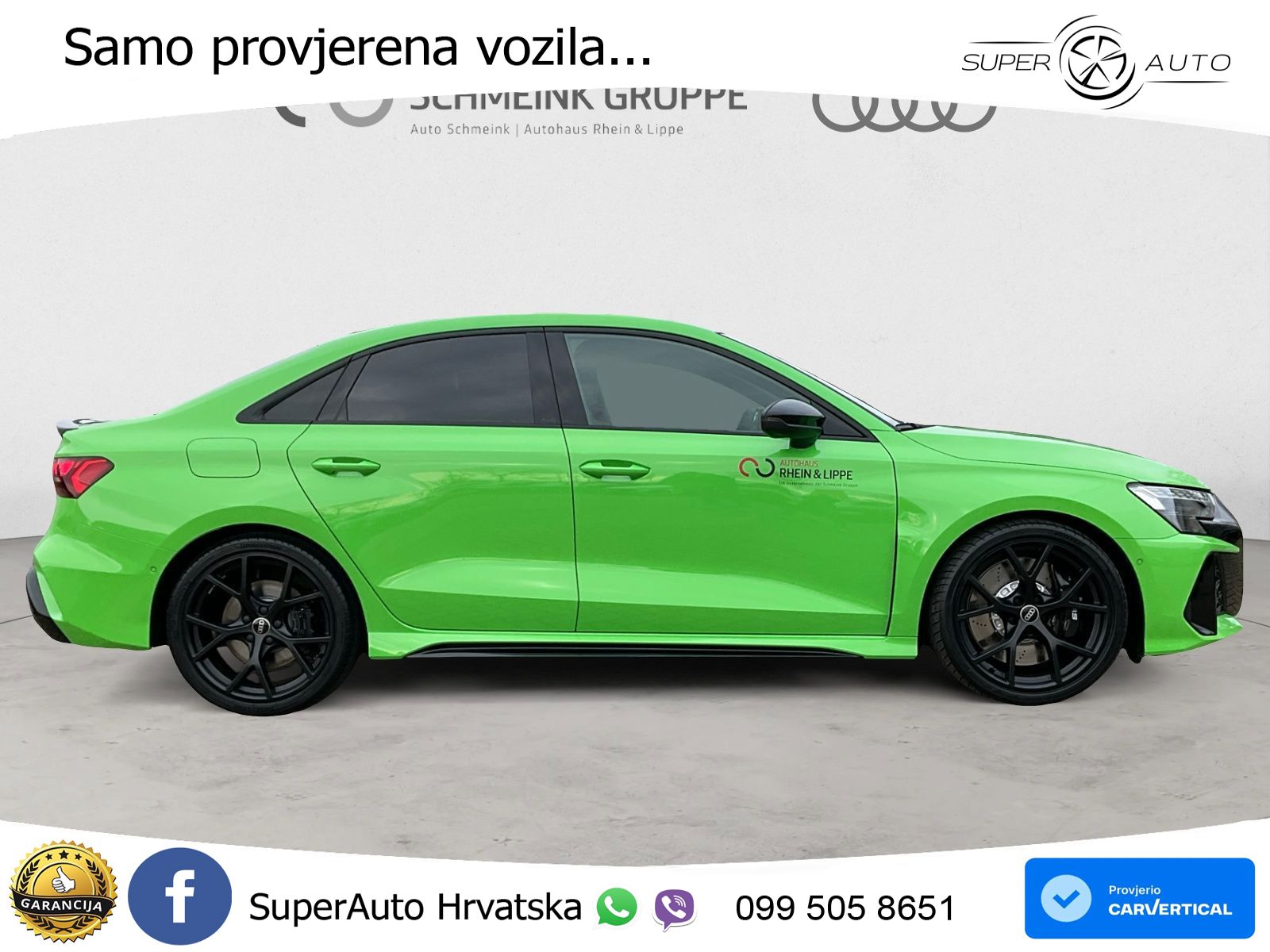 Audi RS3 Sedan 2.5 TFSI (400 KS) quattro S tronic LED+GR SJED+ACC