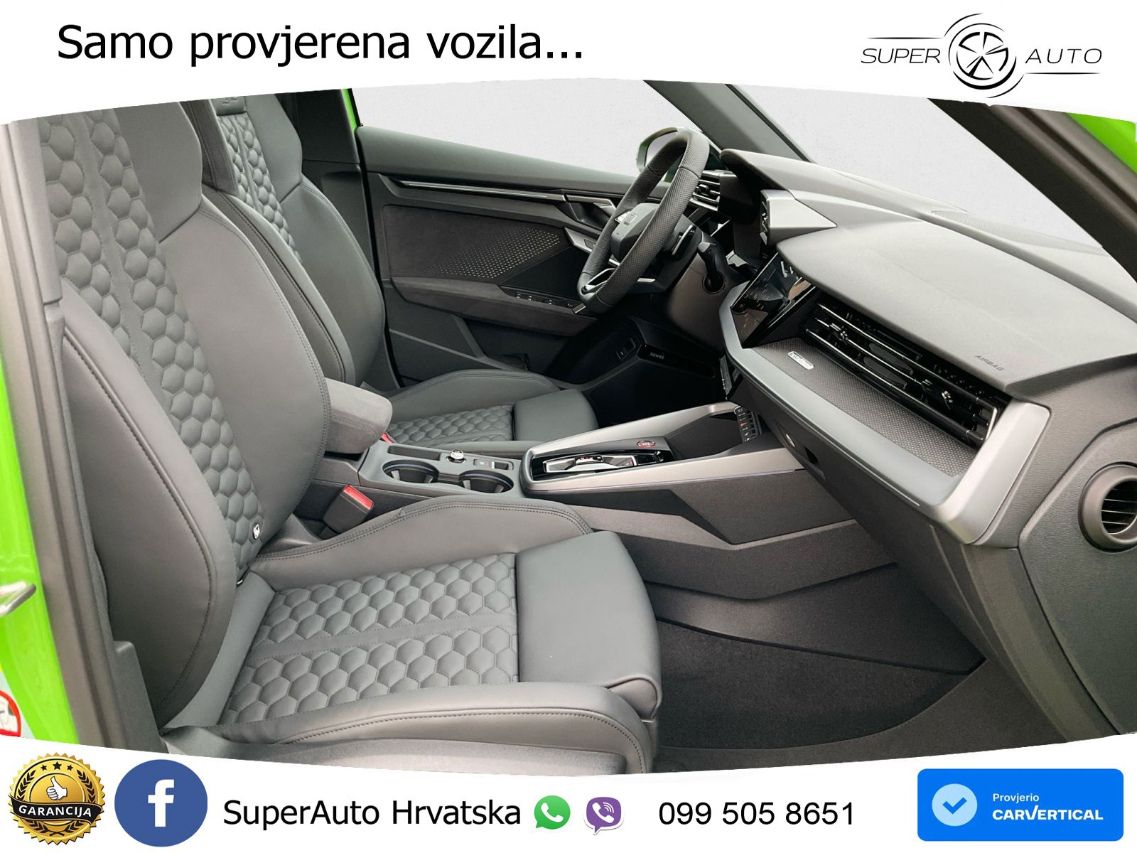 Audi RS3 Sedan 2.5 TFSI (400 KS) quattro S tronic LED+GR SJED+ACC