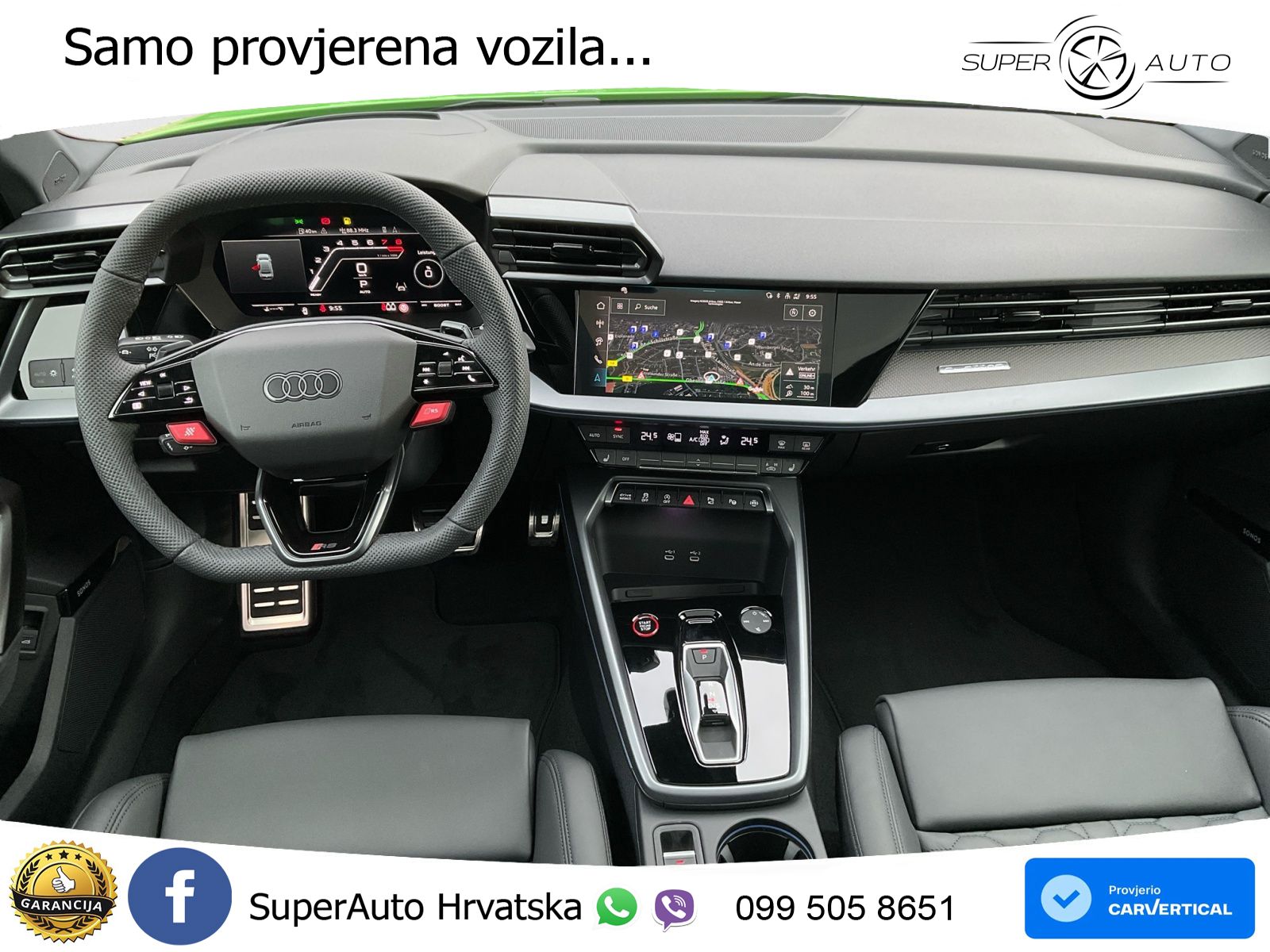 Audi RS3 Sedan 2.5 TFSI (400 KS) quattro S tronic LED+GR SJED+ACC