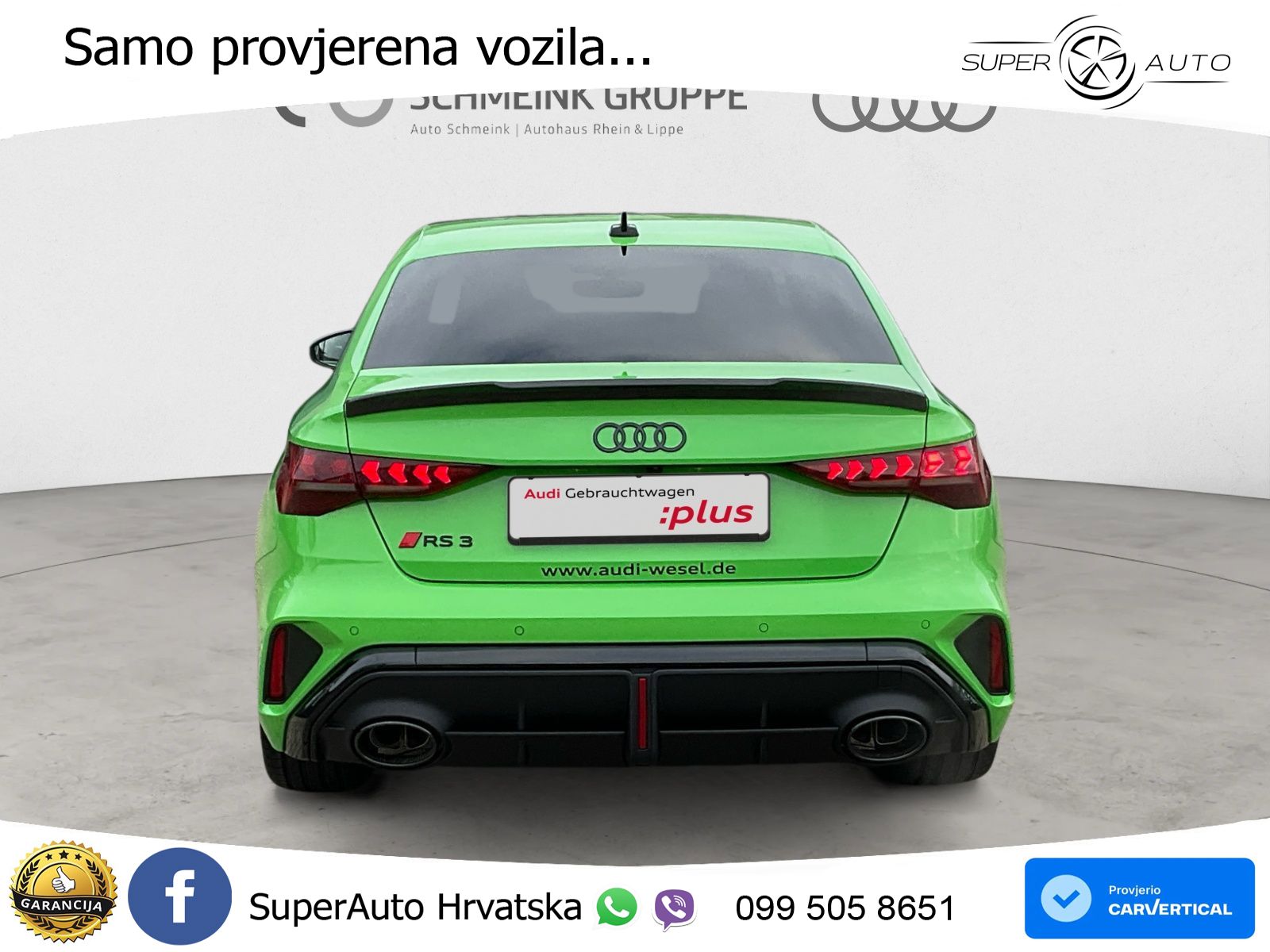 Audi RS3 Sedan 2.5 TFSI (400 KS) quattro S tronic LED+GR SJED+ACC