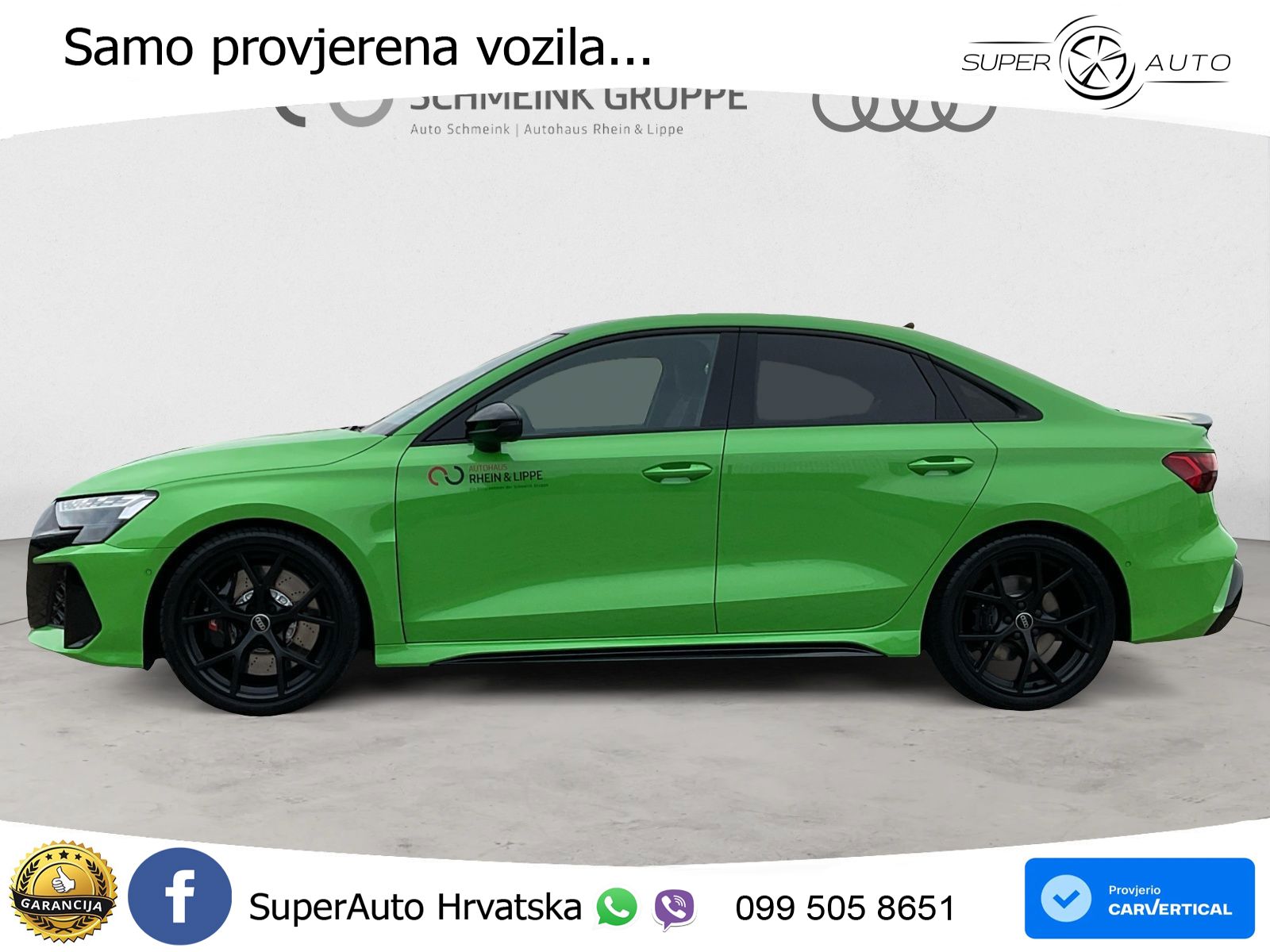 Audi RS3 Sedan 2.5 TFSI (400 KS) quattro S tronic LED+GR SJED+ACC