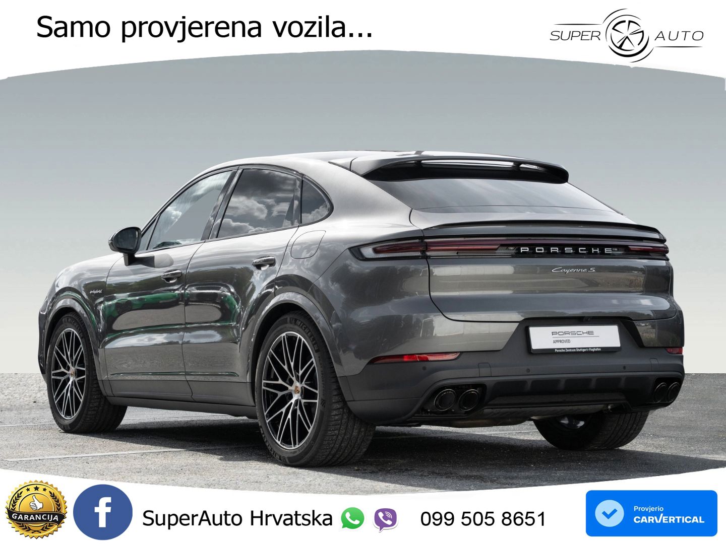 Porsche Cayenne Coupe S 3.0 V6 (519 KS) E-Hybrid Tiptronic S