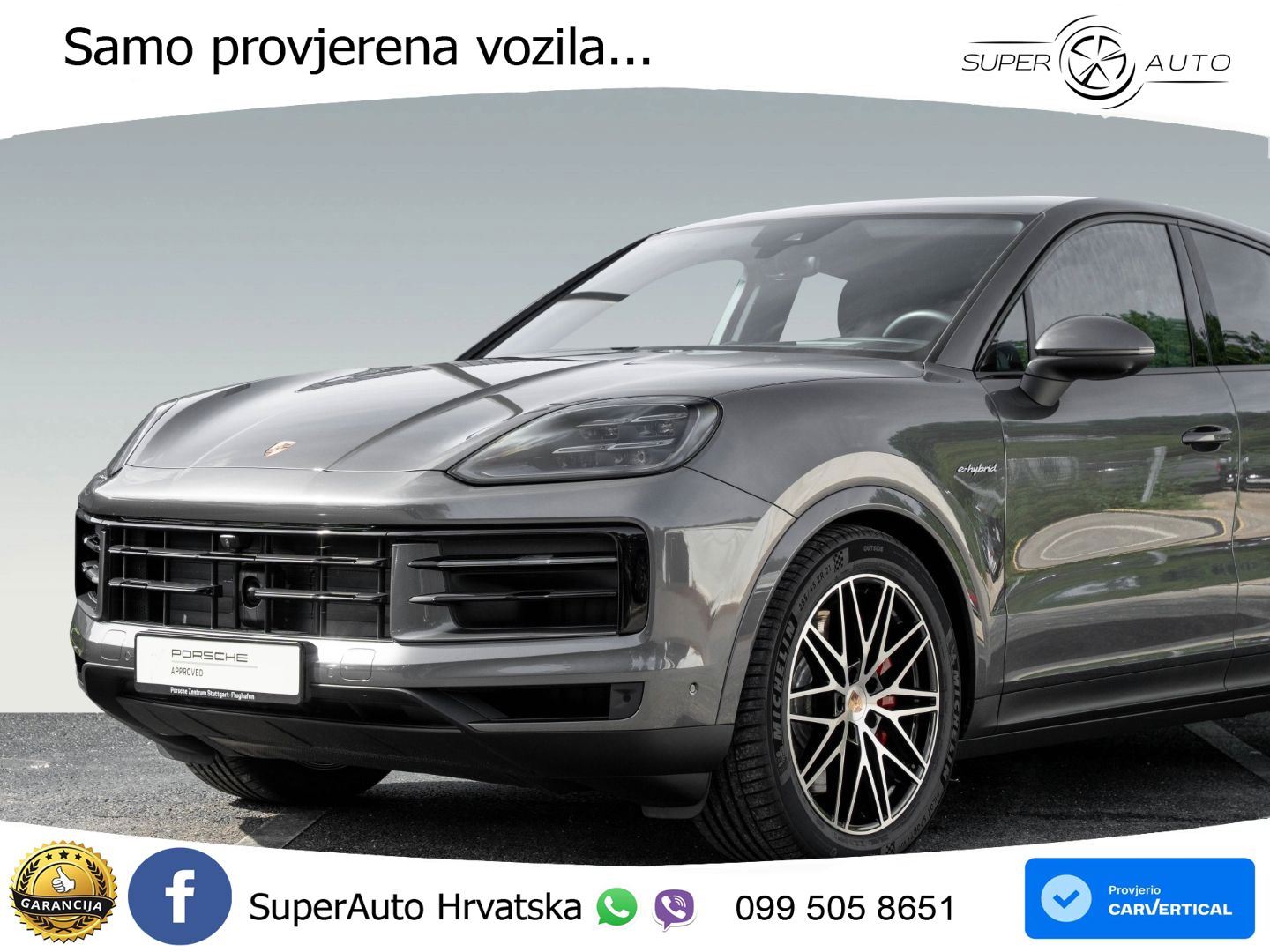 Porsche Cayenne Coupe S 3.0 V6 (519 KS) E-Hybrid Tiptronic S