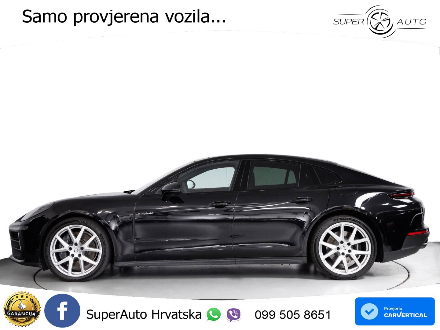 Porsche Panamera 4 2.9 V6 (470 KS) E-Hybrid PDK ACC+HEAD+4xGR SJED+360+PANO