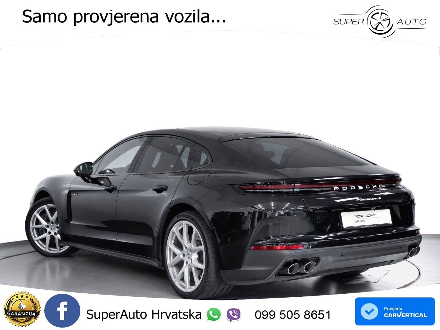 Porsche Panamera 4 2.9 V6 (470 KS) E-Hybrid PDK ACC+HEAD+4xGR SJED+360+PANO