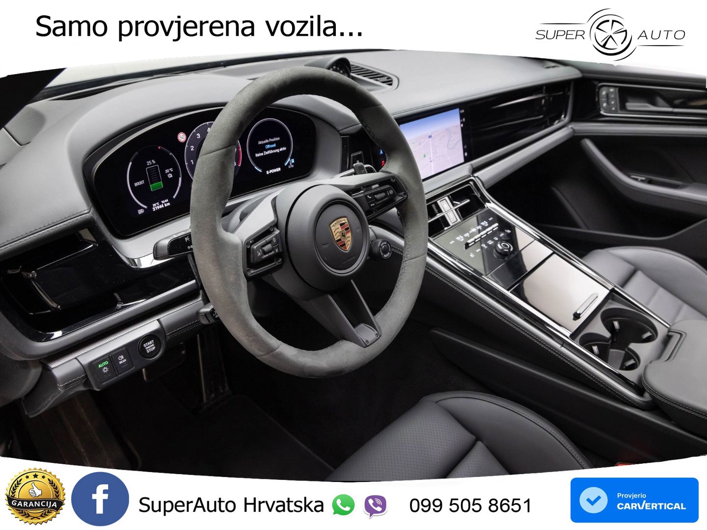 Porsche Panamera 4 2.9 V6 (470 KS) E-Hybrid PDK ACC+HEAD+4xGR SJED+360+PANO