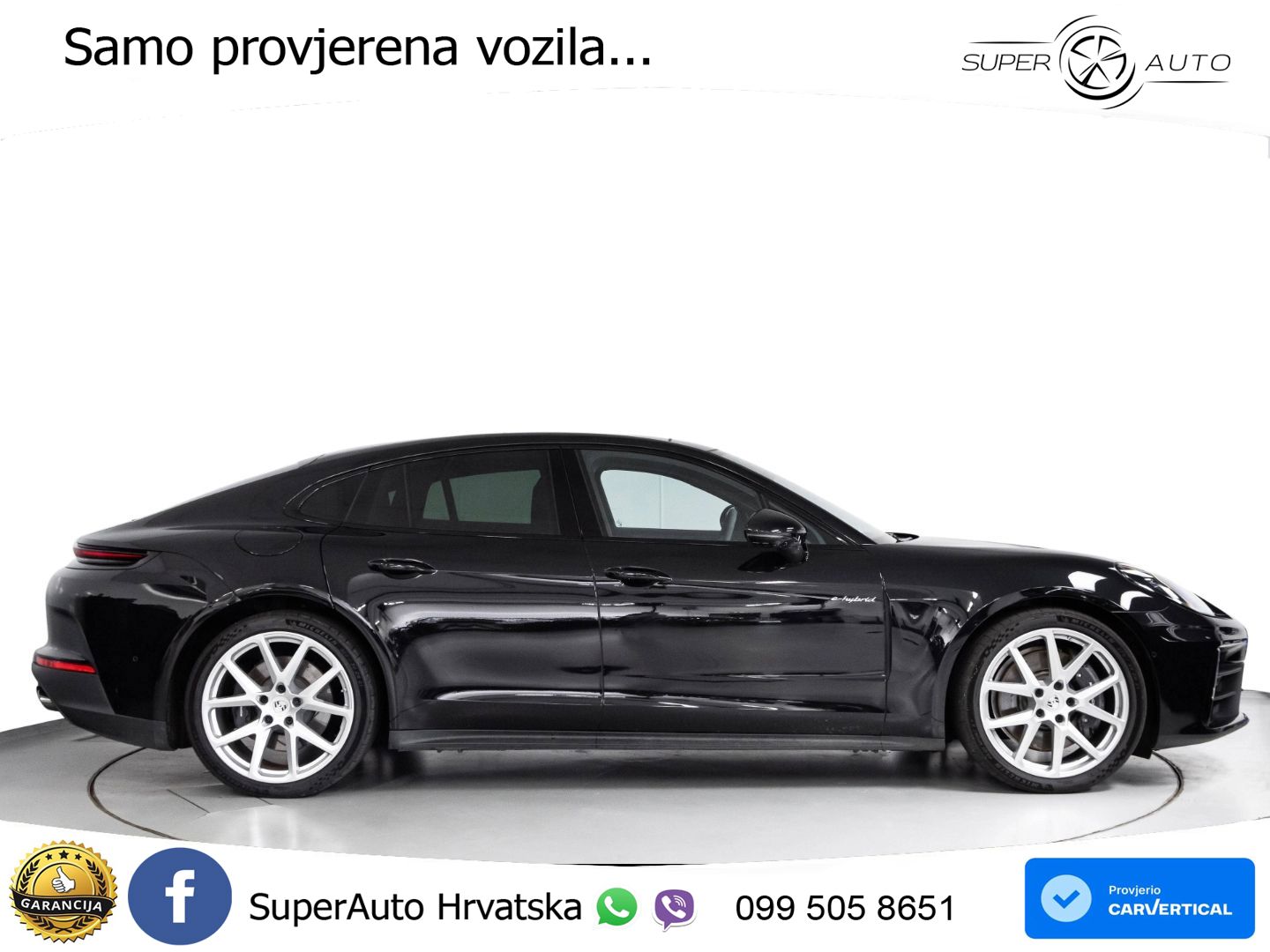 Porsche Panamera 4 2.9 V6 (470 KS) E-Hybrid PDK ACC+HEAD+4xGR SJED+360+PANO