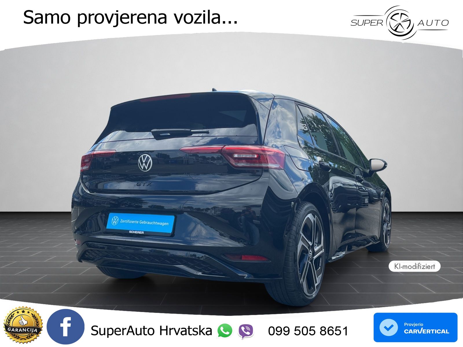 Volkswagen ID.3 GTX Performance 84 kWh (326 KS) LED+GR SJED+ACC