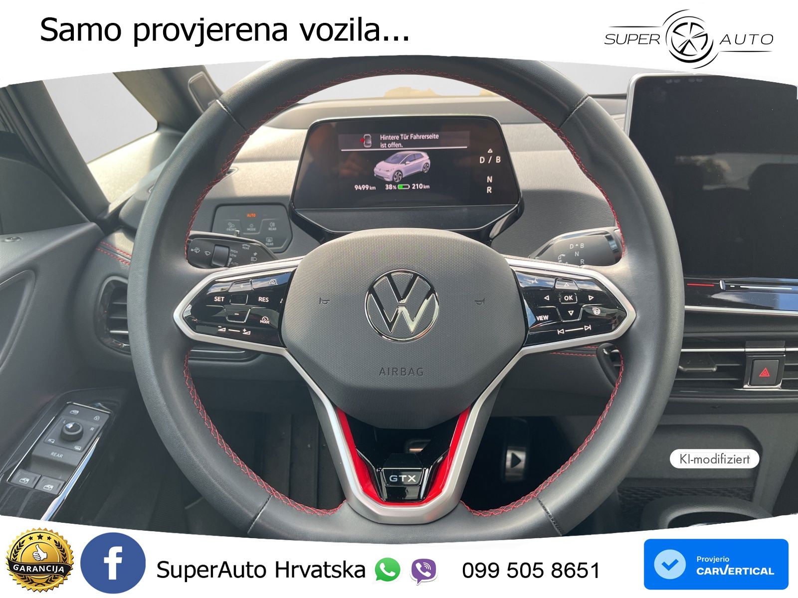 Volkswagen ID.3 GTX Performance 84 kWh (326 KS) LED+GR SJED+ACC
