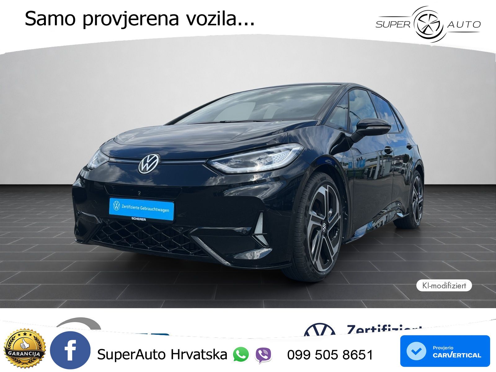 Volkswagen ID.3 GTX Performance 84 kWh (326 KS) LED+GR SJED+ACC