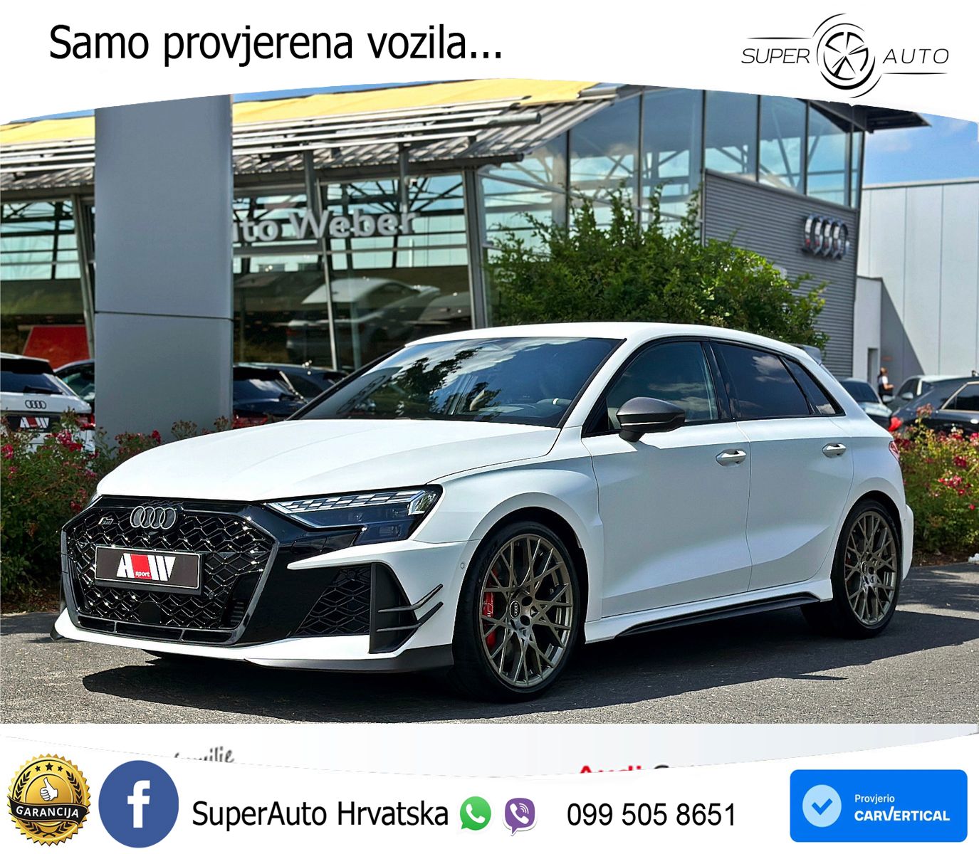 Audi RS3 Sportback 2.5 TFSI (400 KS) quattro S tronic LED+GR SJED+ACC