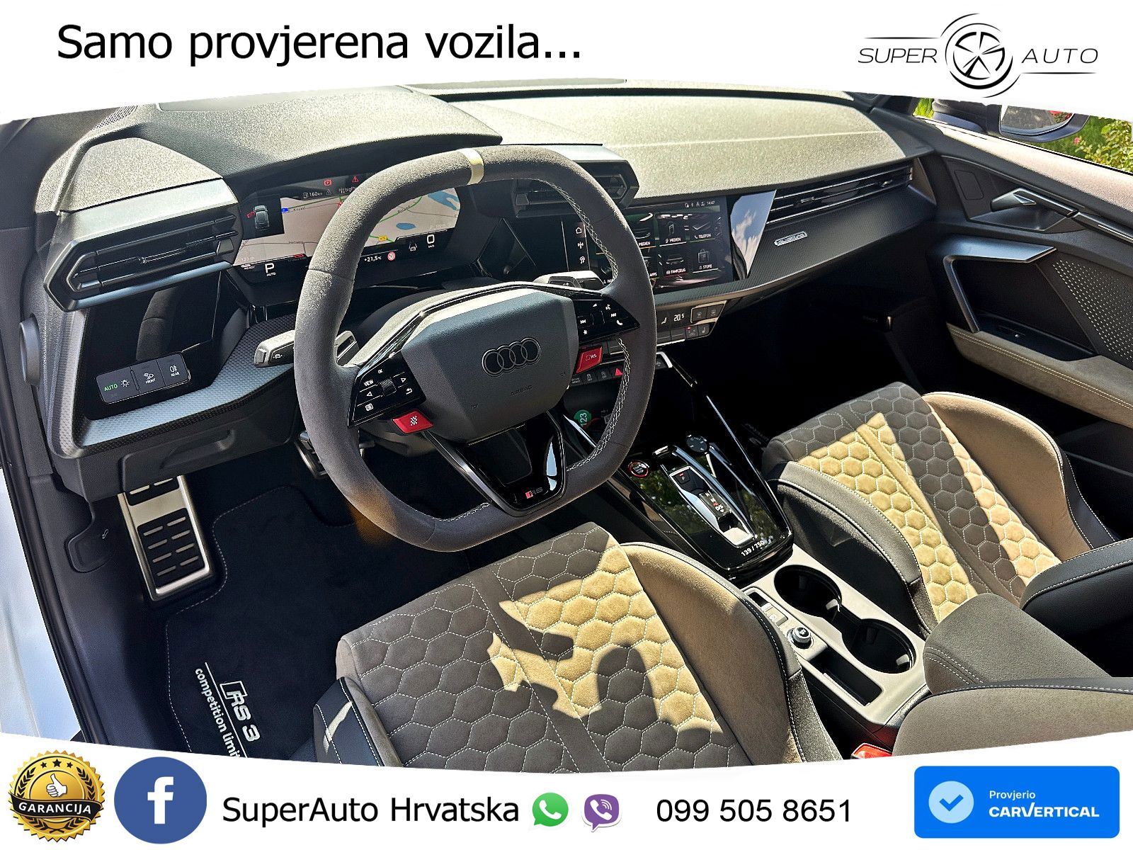 Audi RS3 Sportback 2.5 TFSI (400 KS) quattro S tronic LED+GR SJED+ACC