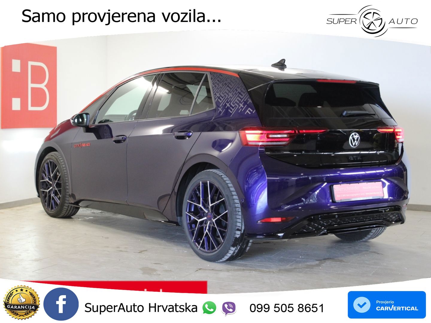 Volkswagen ID.3 GTX Performance 84 kWh (326 KS)