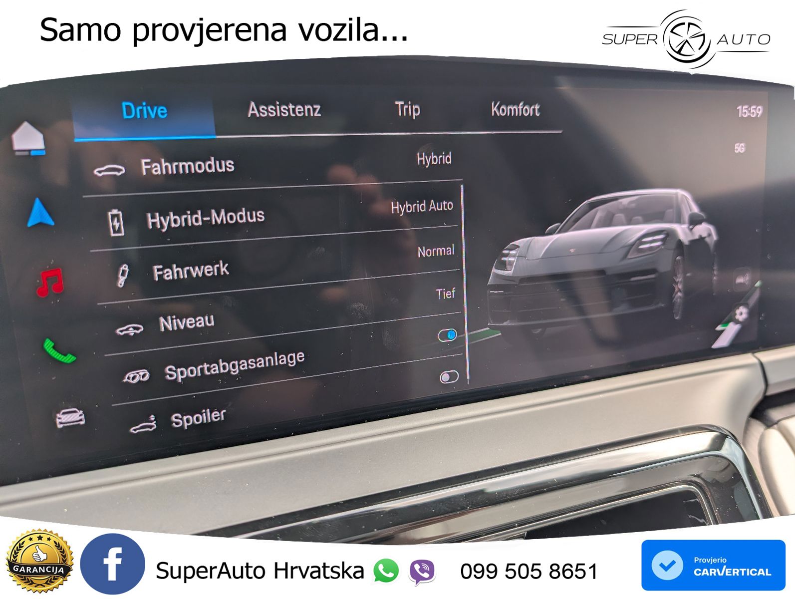 Porsche Panamera Turbo S 4.0 V8 (782 KS) E-Hybrid PDK LED+GR SJED+ACC