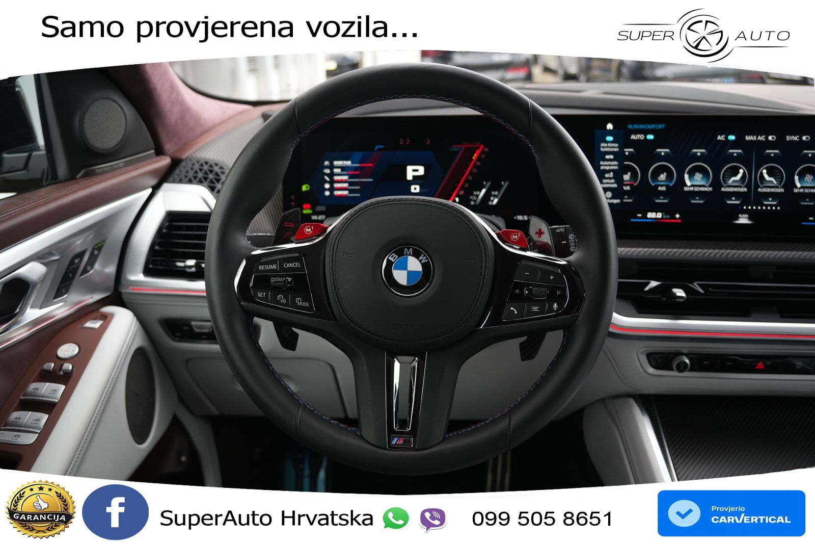 BMW XM 4.4 V8 (653 KS) xDrive Steptronic LED+GR SJED+ACC