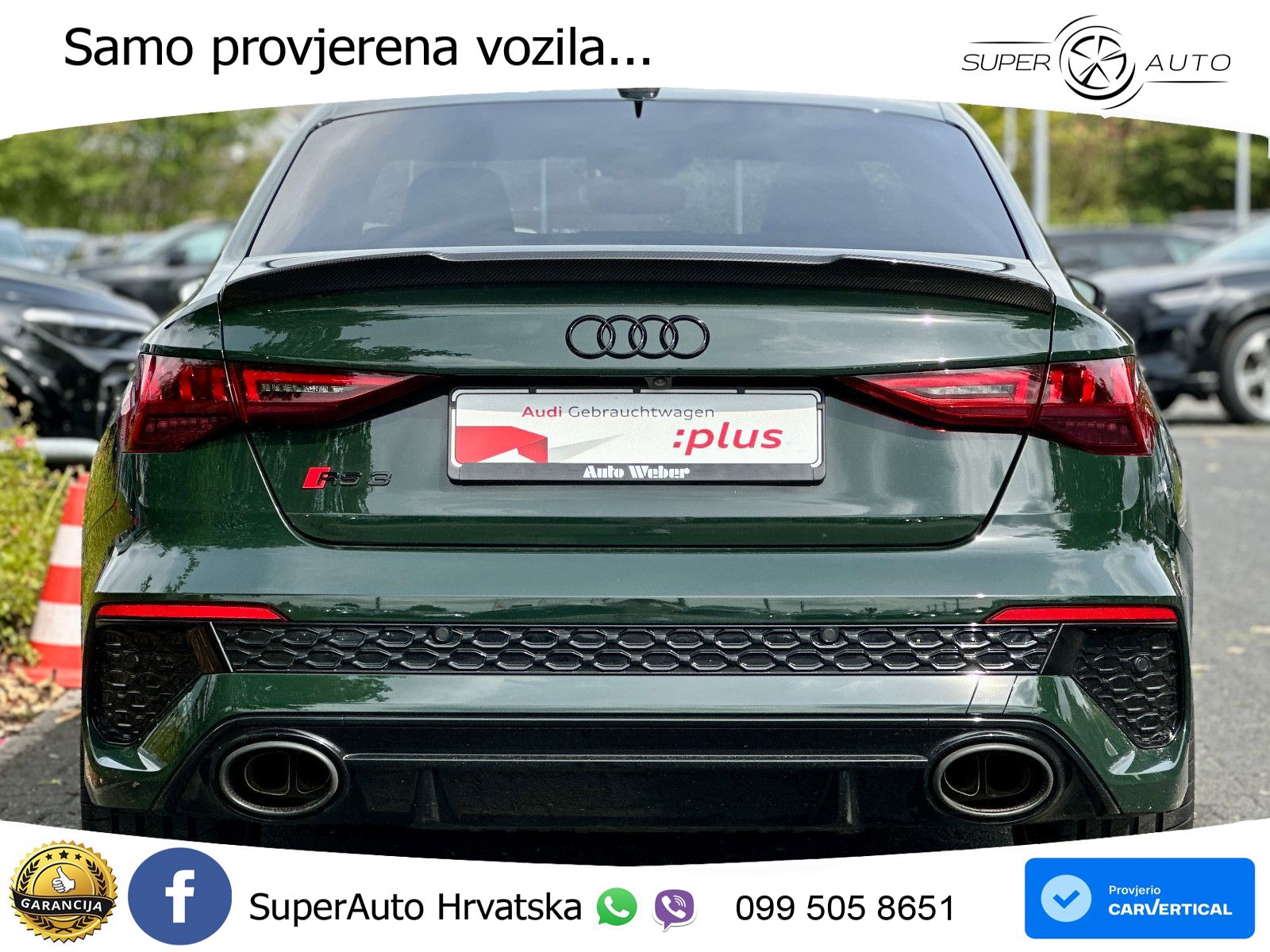 Audi RS3 Sedan 2.5 TFSI (400 KS) quattro S tronic LED+GR SJED+ACC