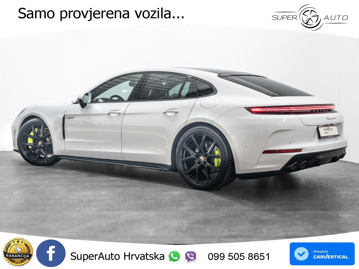 Porsche Panamera 4 2.9 V6 (470 KS) E-Hybrid PDK ACC+HEAD+4xGR SJED+360+PANO