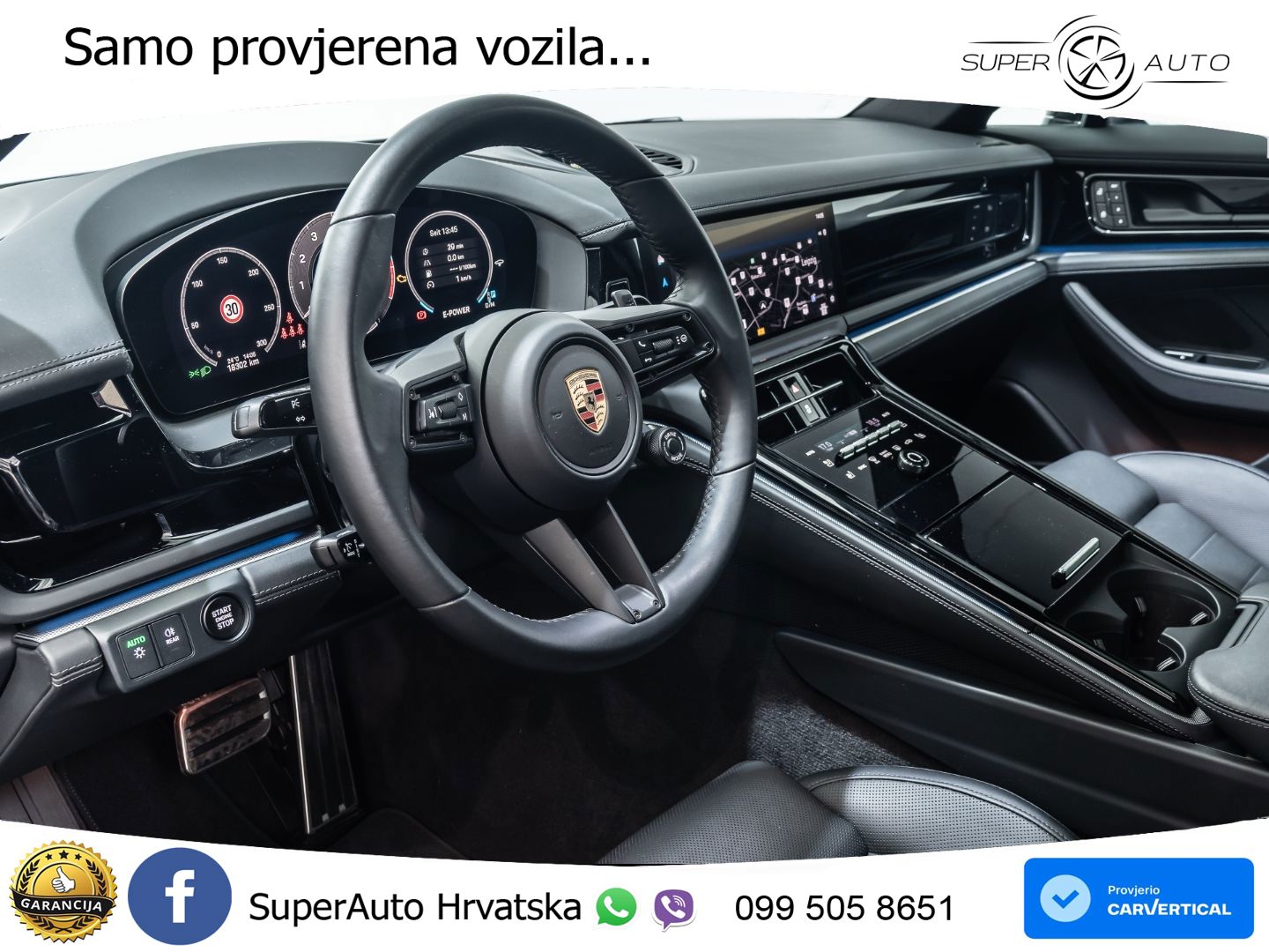 Porsche Panamera 4 2.9 V6 (470 KS) E-Hybrid PDK ACC+HEAD+4xGR SJED+360+PANO