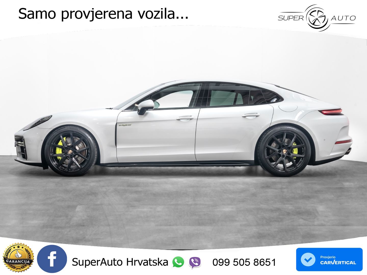 Porsche Panamera 4 2.9 V6 (470 KS) E-Hybrid PDK ACC+HEAD+4xGR SJED+360+PANO