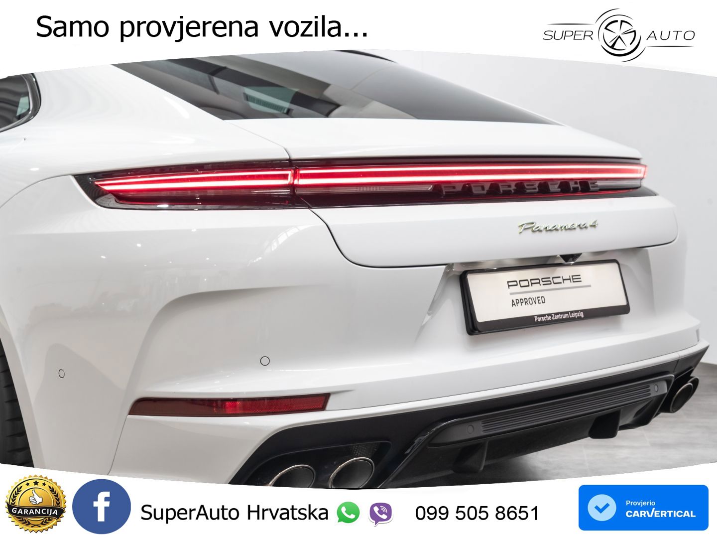 Porsche Panamera 4 2.9 V6 (470 KS) E-Hybrid PDK ACC+HEAD+4xGR SJED+360+PANO