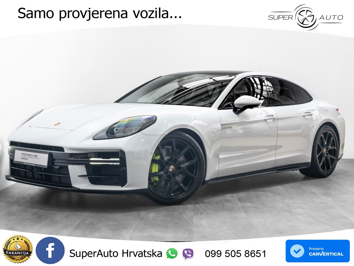 Porsche Panamera 4 2.9 V6 (470 KS) E-Hybrid PDK ACC+HEAD+4xGR SJED+360+PANO