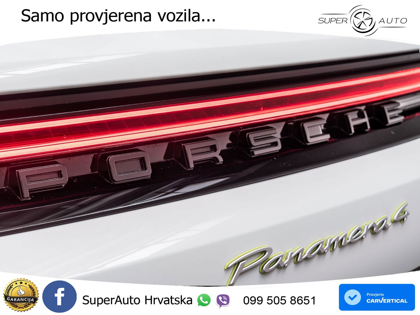 Porsche Panamera 4 2.9 V6 (470 KS) E-Hybrid PDK ACC+HEAD+4xGR SJED+360+PANO